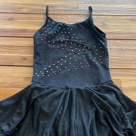 Black Leotard with colorful sequins - Picture 3 of 3